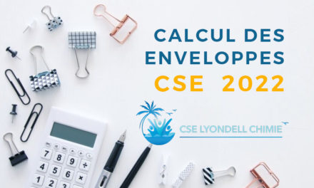 Calcul des enveloppes CSE 2022