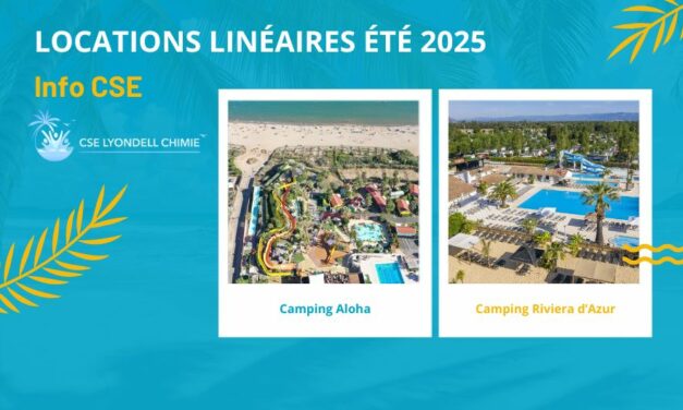 Locations linéaire été 2025