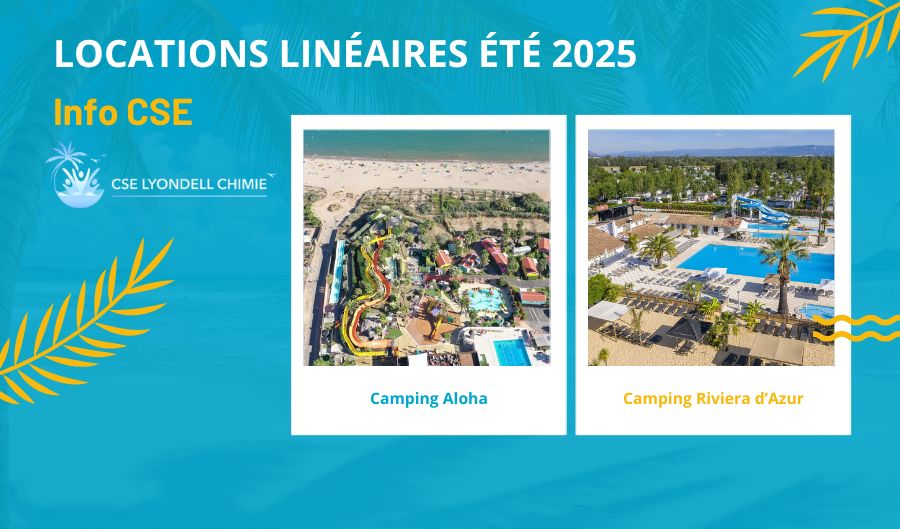 Locations linéaire été 2025