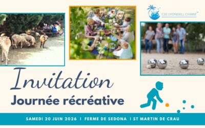 Journée récréative du samedi 20 juin 2026