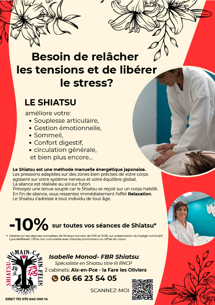 Isabelle Monod - Spécialiste en Shiatsu